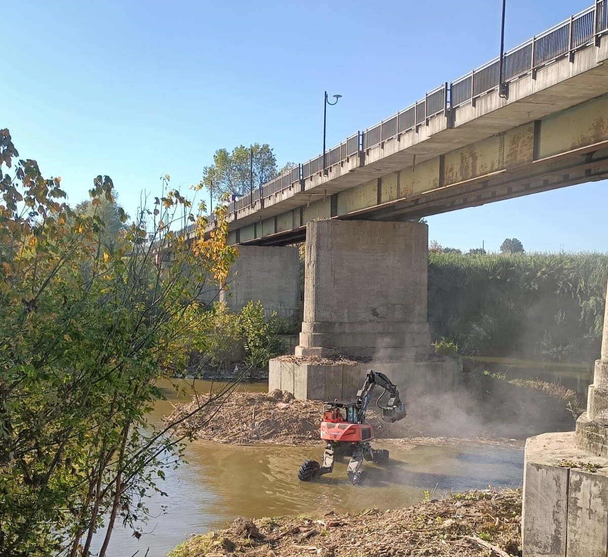 Trinciatura sotto il ponte 3